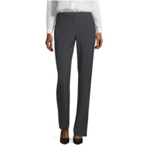 💟 Liz Claiborne Gray Audra Dress Trousers Pants Size 4 Regular